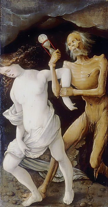 Kuolema seuraa nuorta tyttöä - Hans Baldung Grien