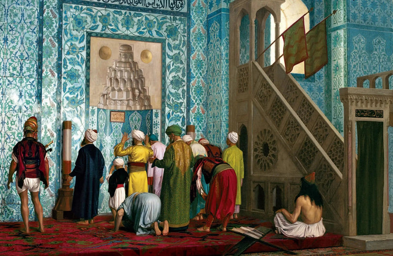 Sininen moskeija - Jean-Léon Gérôme