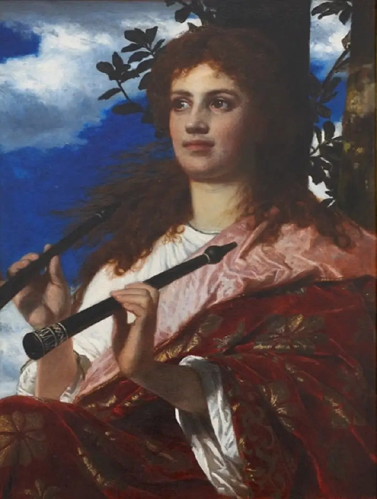 Anacréonin muusa - Arnold Böcklin