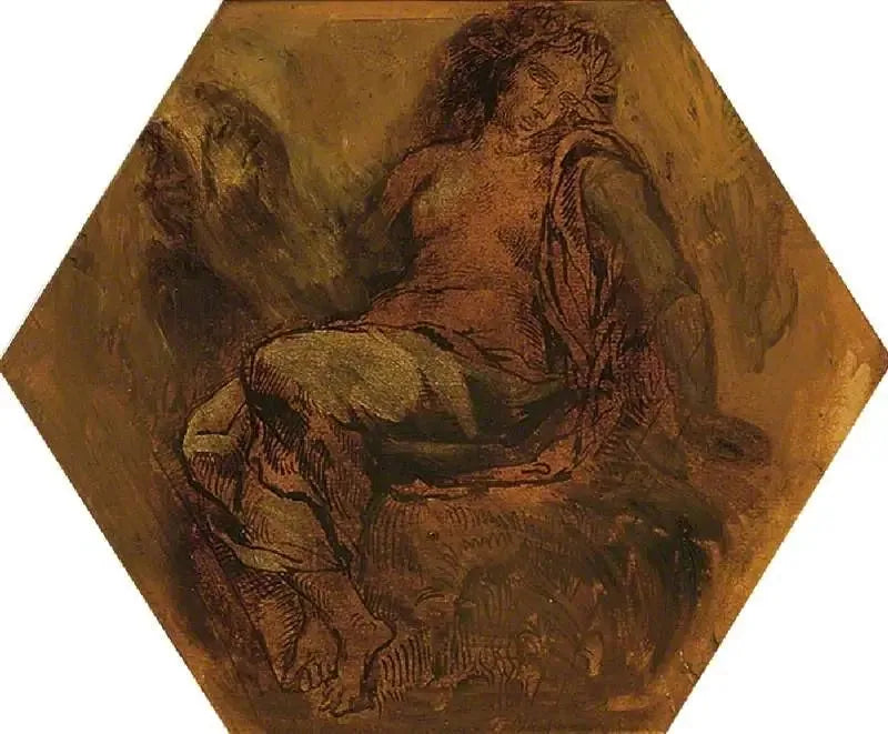 Orfeuksen muusa - Eugène Delacroix