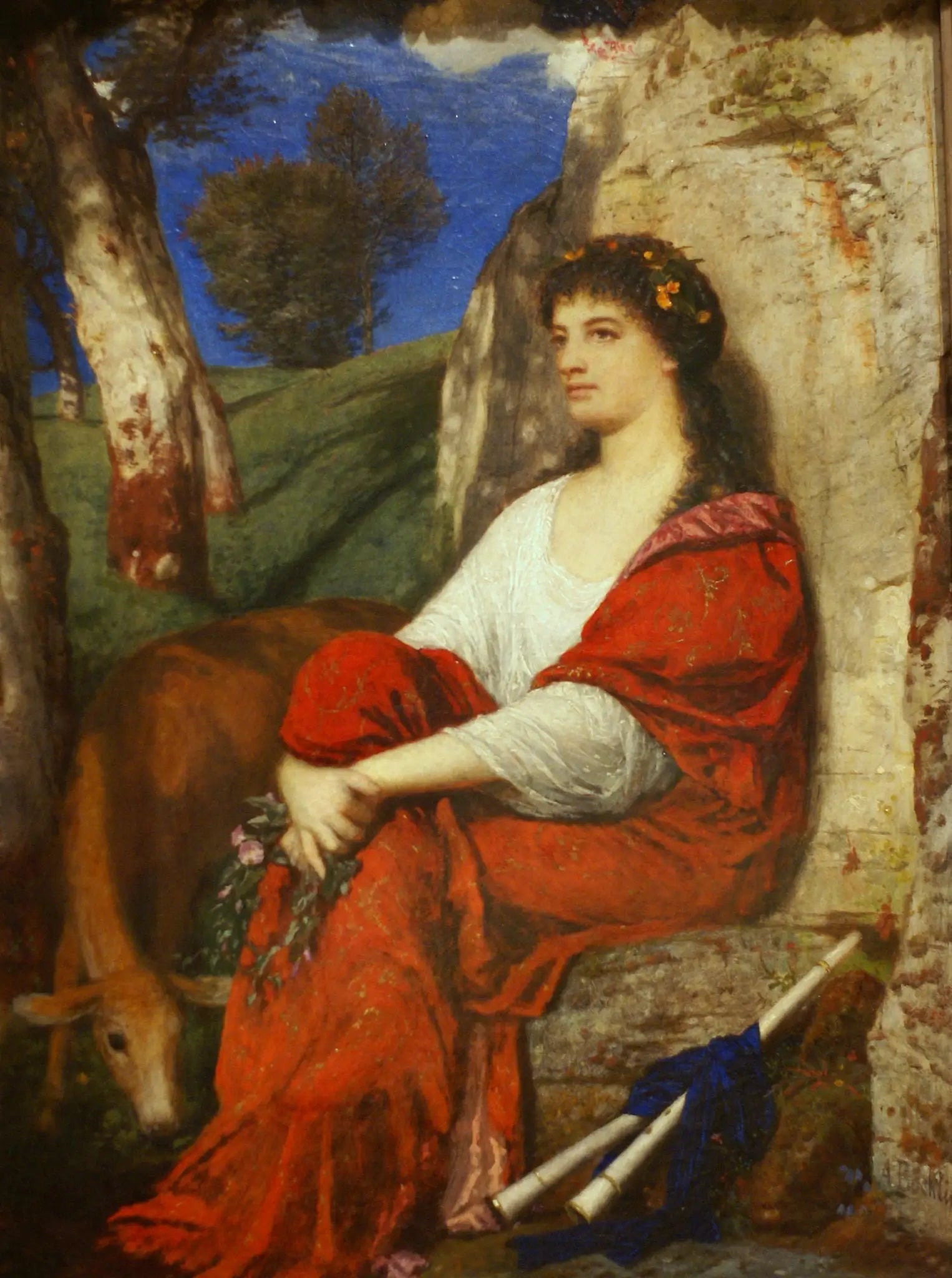 La Muse Euterpe - Arnold Böcklin - Alpha Reproduction