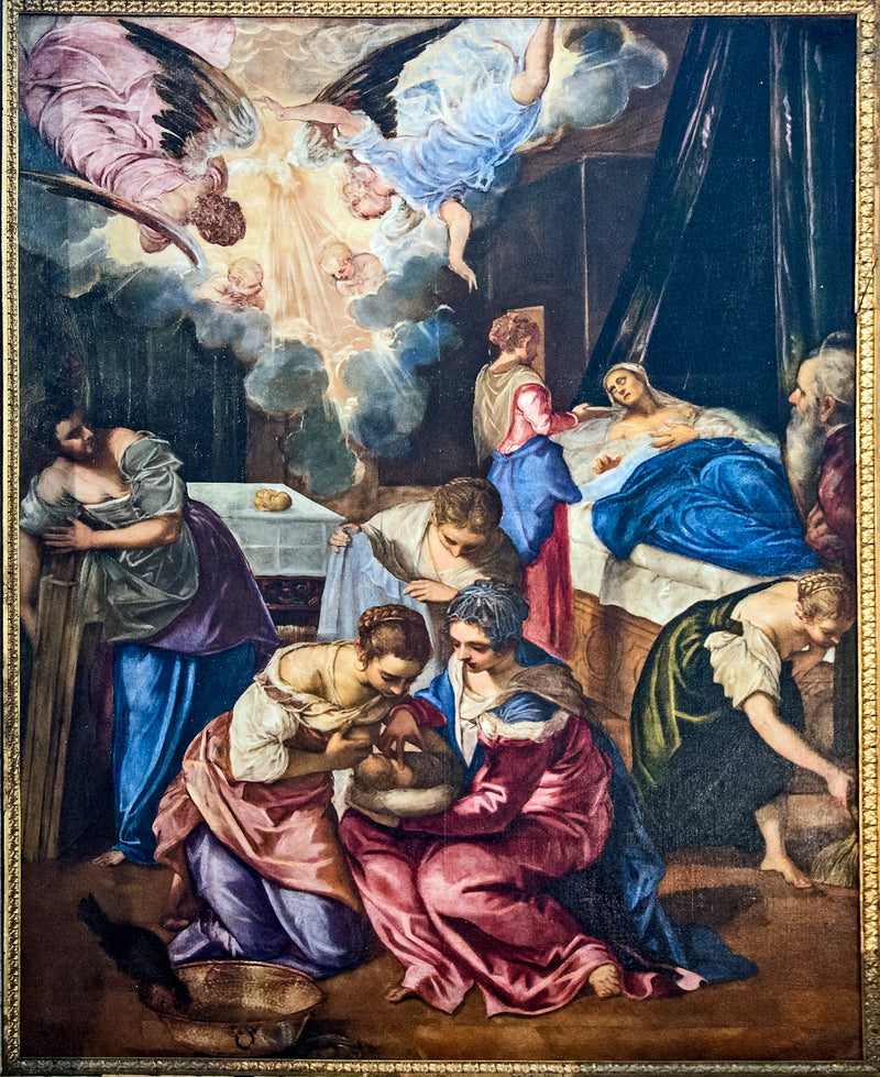 Pyhän Johanneksen syntymä - Jacopo Tintoretto