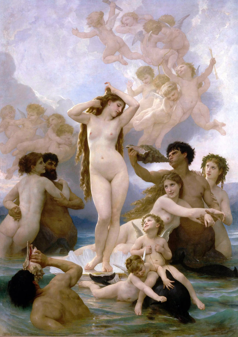 Venus syntyy - Bouguereau