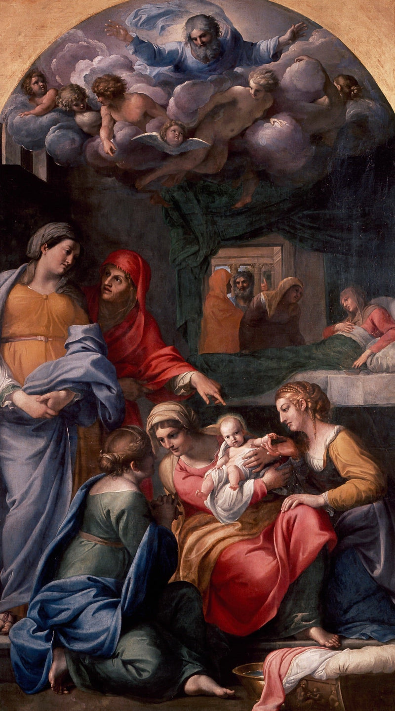Neitsyt Marian syntymä - Annibale Carracci