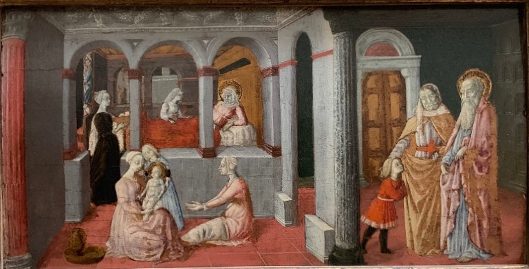 Neitsyt Marian syntymä - Matteo di Giovanni