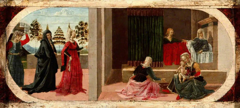 Neitsyt Marian syntymä - Pietro Perugino
