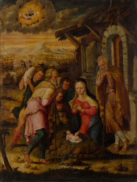 Kristuksen syntymä - Joos van Cleve