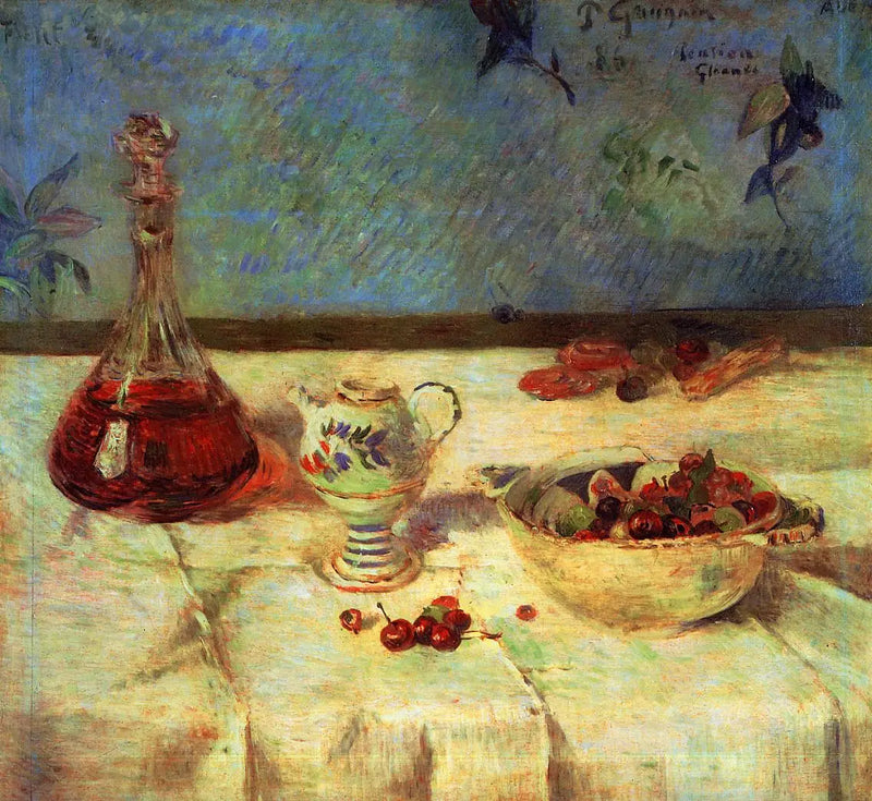 Valkoinen pöytäliina - Paul Gauguin
