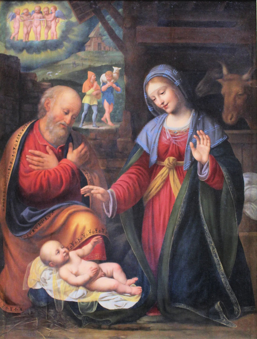 Syntymä - Bernardino Luini