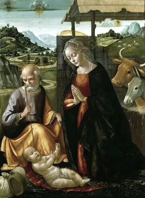 Syntymä - Domenico Ghirlandaio