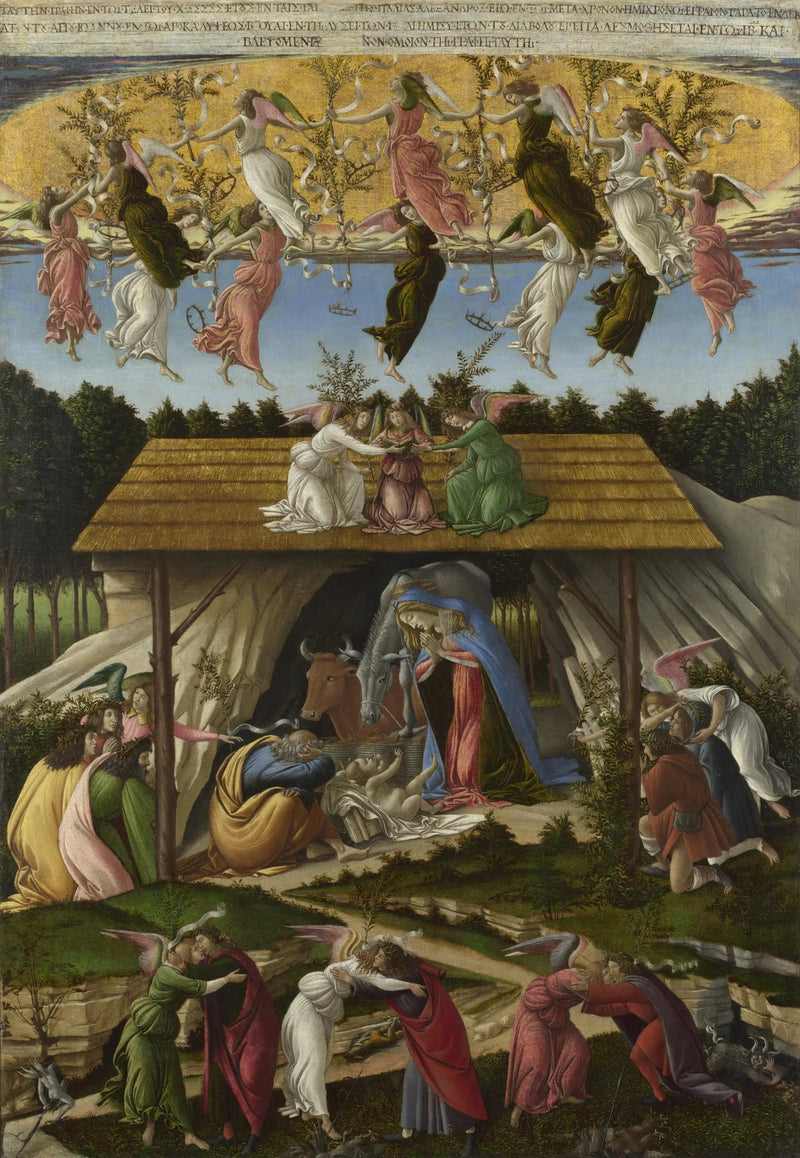 Mystinen syntymä - Sandro Botticelli