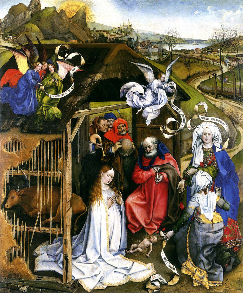 Syntymä - Robert Campin