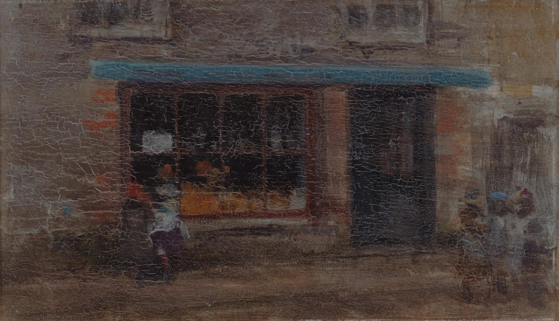 Oranssi ja sininen nuotti (Sweet Shop) - James Abbott McNeill Whistler