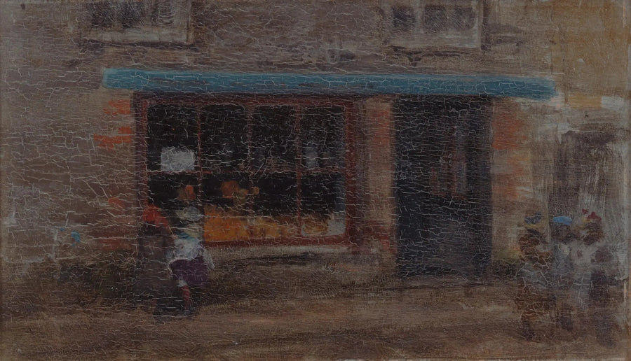 Oranssi ja sininen nuotti (Sweet Shop) - James Abbott McNeill Whistler