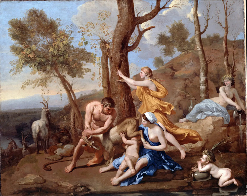 Jupiterin ravinto - Nicolas Poussin