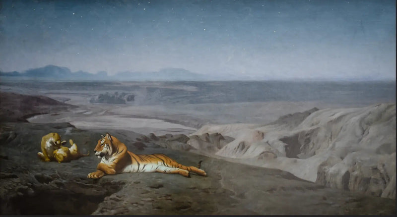 Yö autiomaassa - Jean-Léon Gérôme