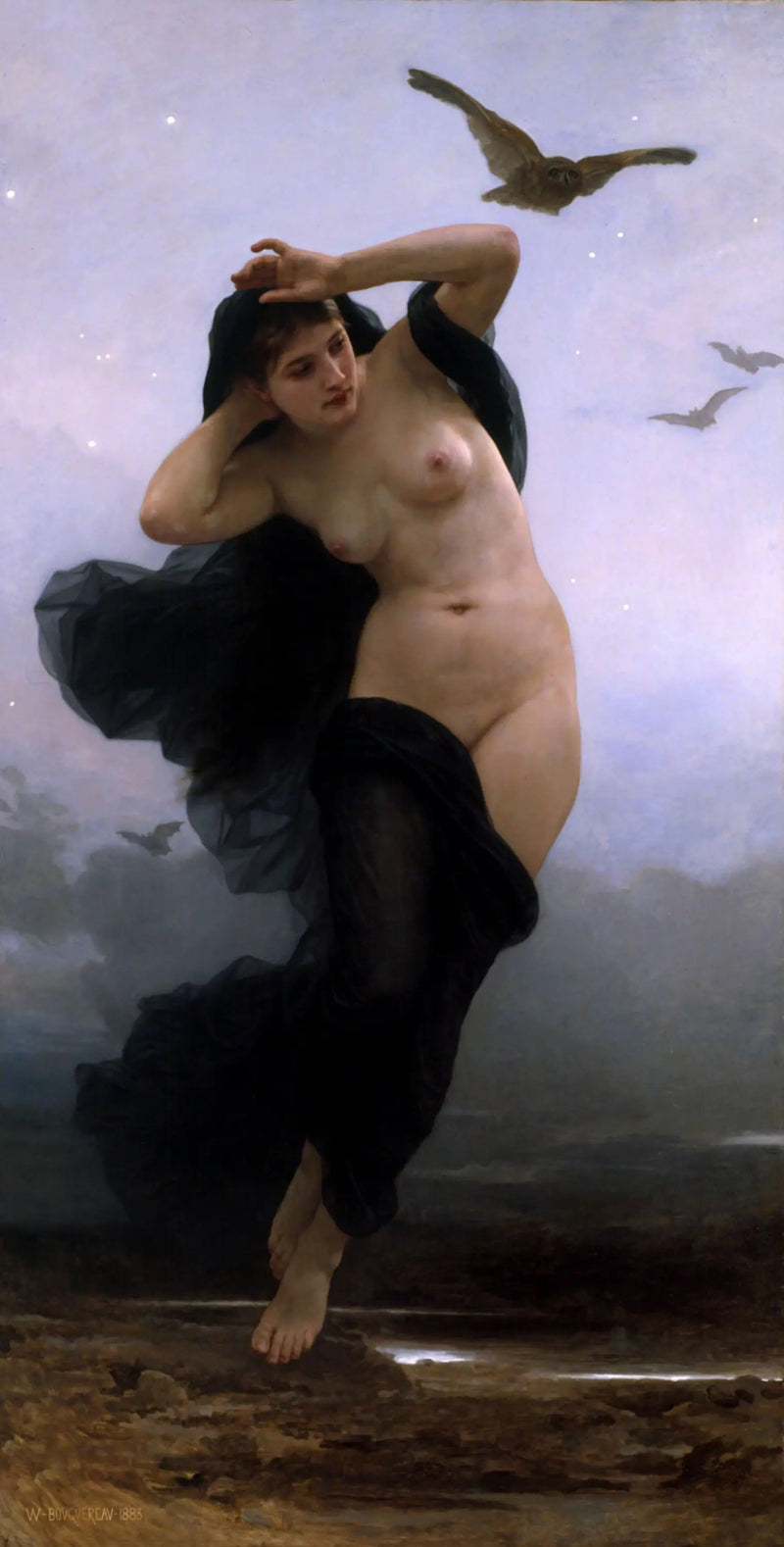 Yö - Bouguereau