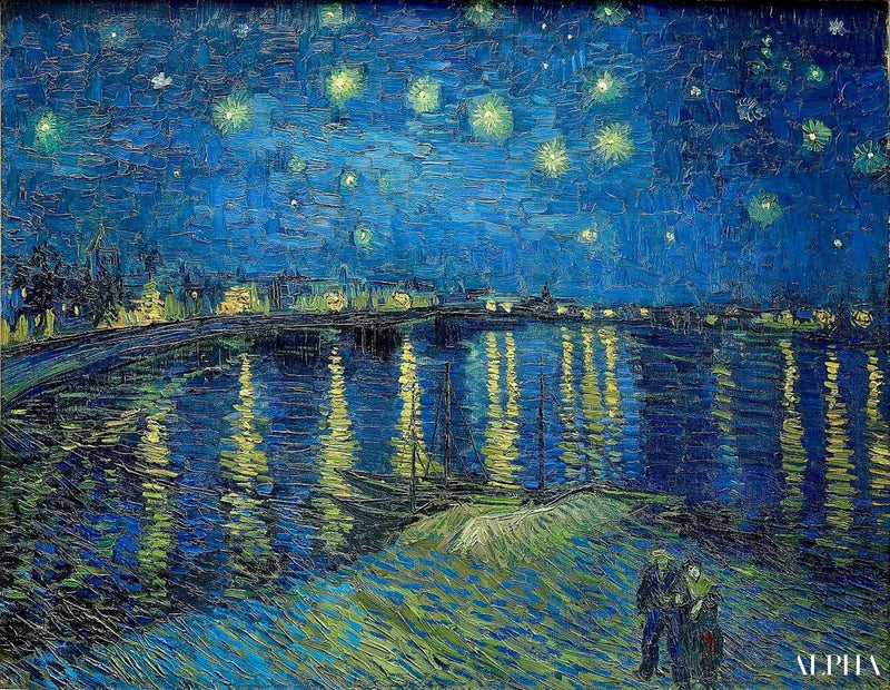 Tähtikirkas yö Rhône-joella - Vincent van Gogh