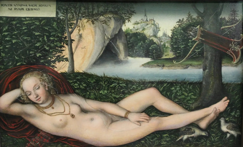 La Nymphe à la source - Lucas Cranach vanhempi