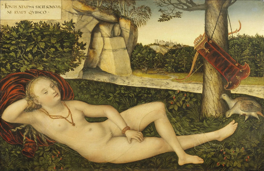 La Nymphe à la source - Lucas Cranach vanhempi