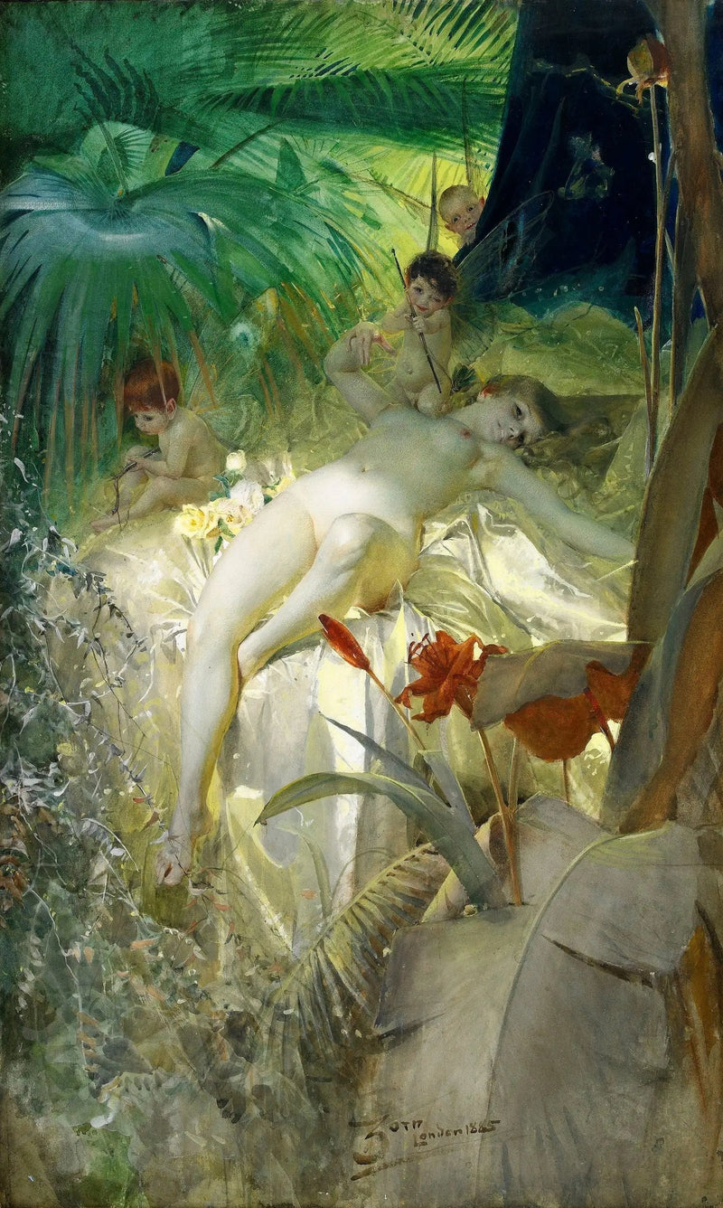 Rakkauden nymfi - Anders Zorn
