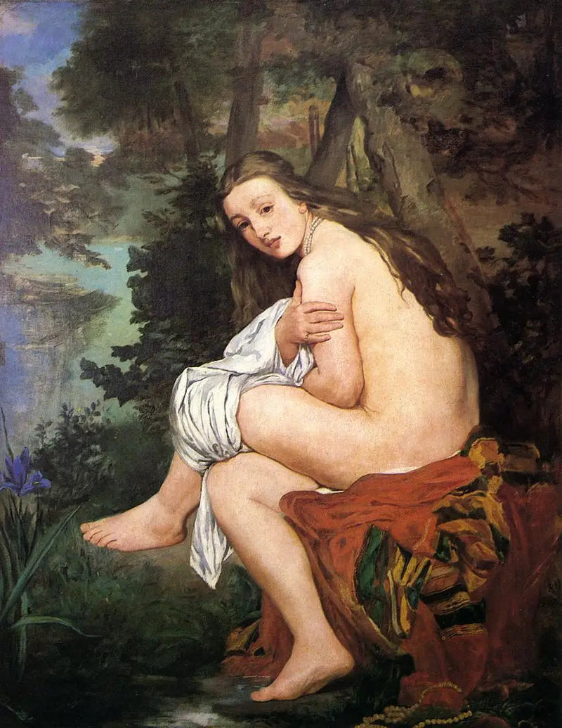 Yllätynyt nymfi - Édouard Manet