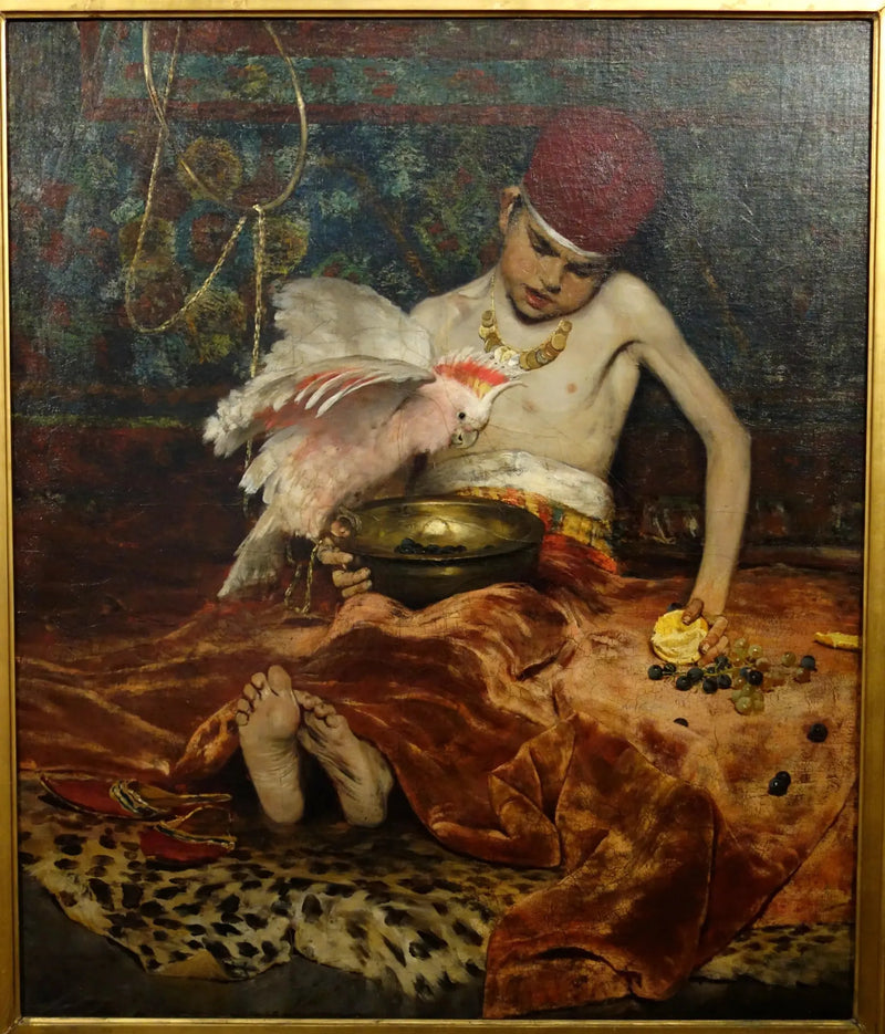 Turkkisivu (Odottamaton tunkeutuminen) - William Merritt Chase