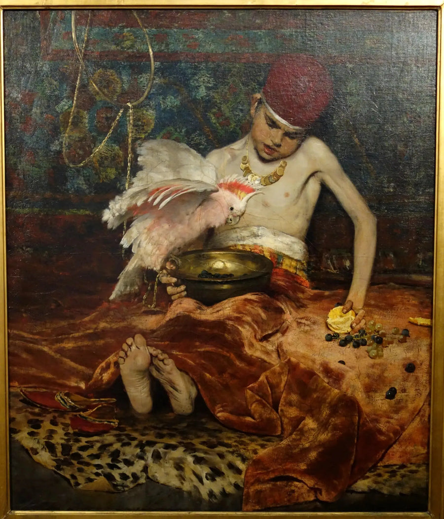 Turkkisivu (Odottamaton tunkeutuminen) - William Merritt Chase