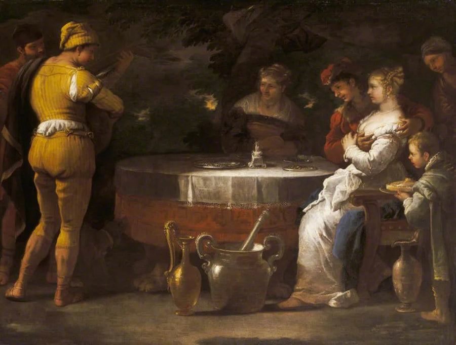 Poika prodigaalin vertauskuva: myrskyisä elämä - Luca Giordano