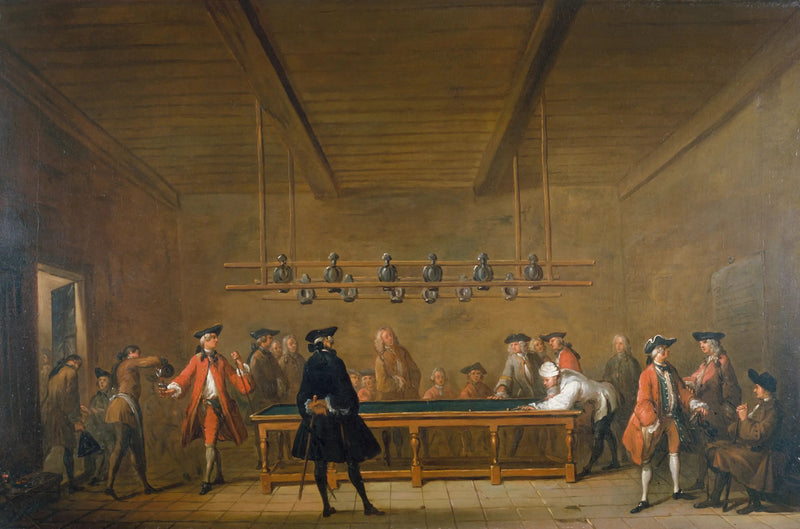 Biljardipeli - Jean Siméon Chardin
