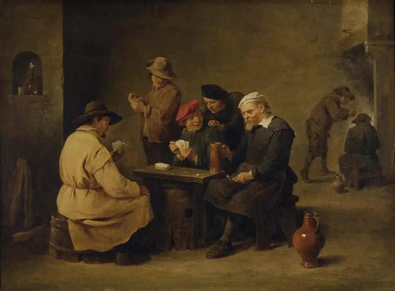 Korttipeli - David Teniers nuorempi