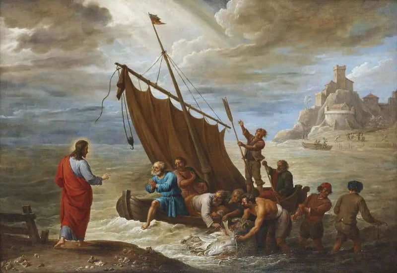 Ihmeellinen kalastus - David Teniers nuorempi