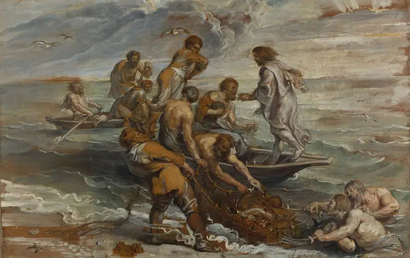 Ihmeellinen kalastus - Peter Paul Rubens