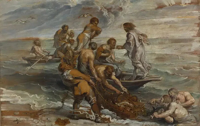 Ihmeellinen kalastus - Peter Paul Rubens