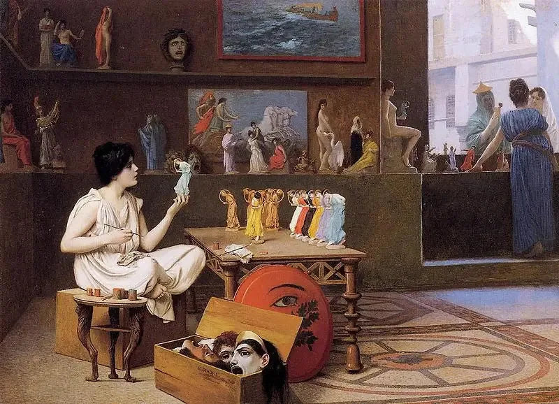 Maalaus, joka elävöittää veistosta - Jean-Léon Gérôme