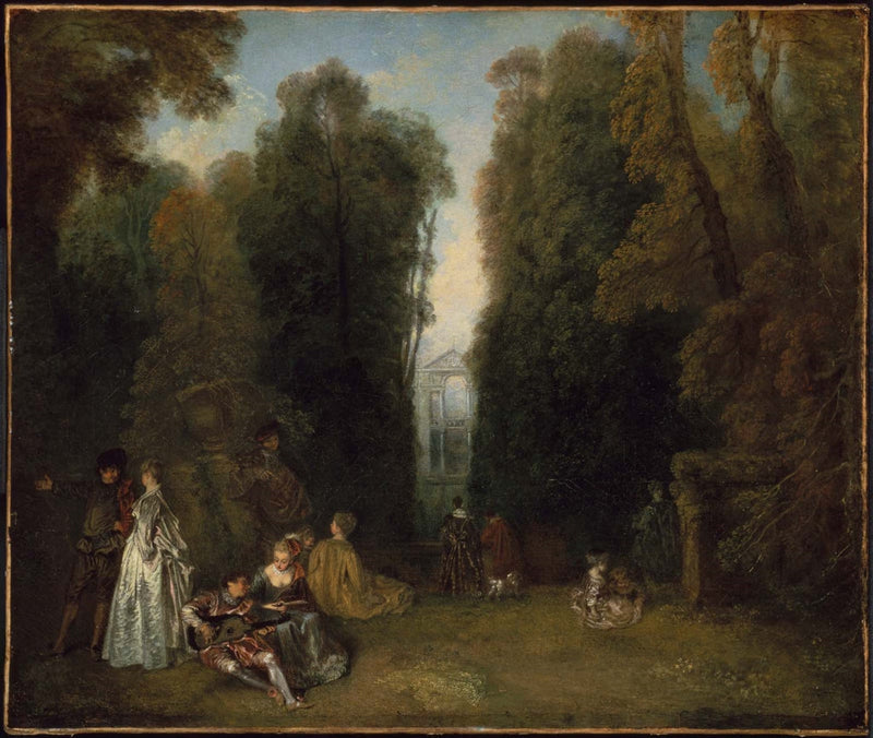 La Perspective - Antoine Watteau