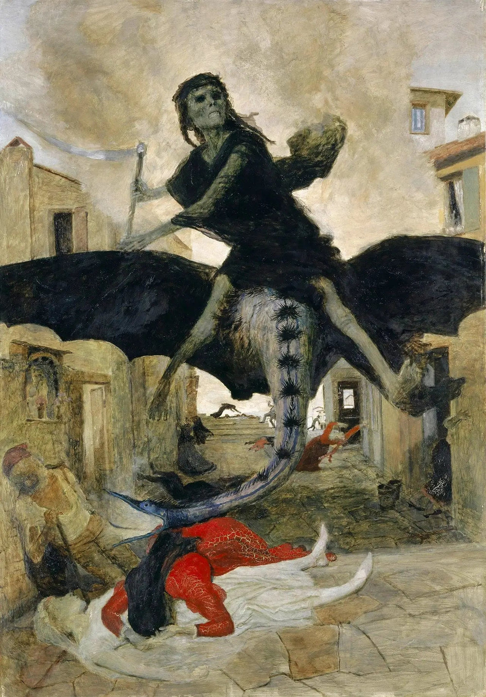 La Peste - Arnold Böcklin - Alpha Reproduction