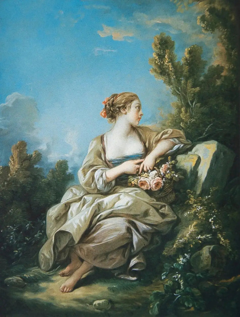 Pieni kukkalaatikko - François Boucher