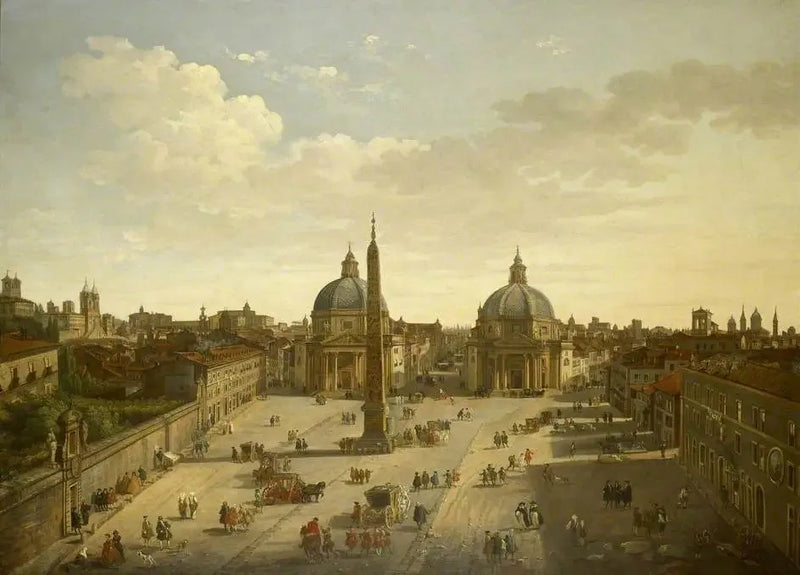 Piazza del Popolo, Rooma - Giovanni Paolo Panini