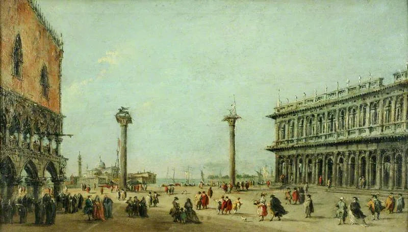La Piazzetta, Venetsia - Francesco Guardi