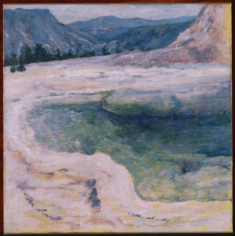 Smaragdin uima-allas - John Henry Twachtman