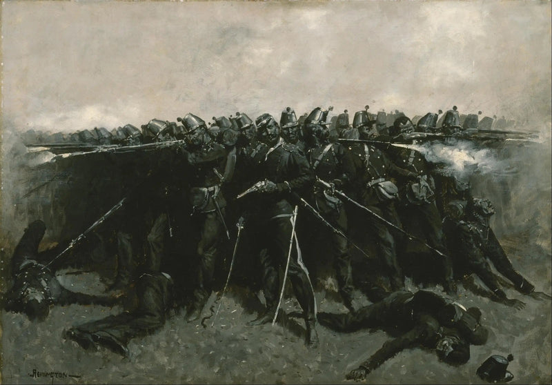 Jalkaväen aukio - Frederic Remington