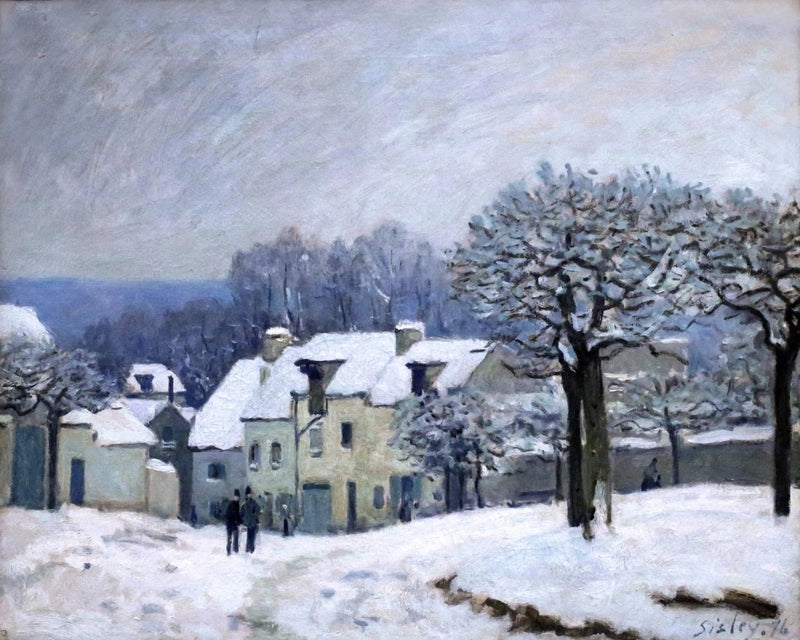 Chenilin aukio Marlyssa, lumiefekti - Alfred Sisley