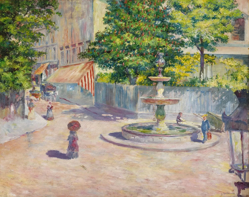 Saint-Augustin aukio - Gustave Caillebotte