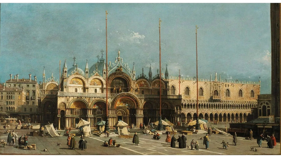 Venetsian Saint-Marcin aukio - Canaletto