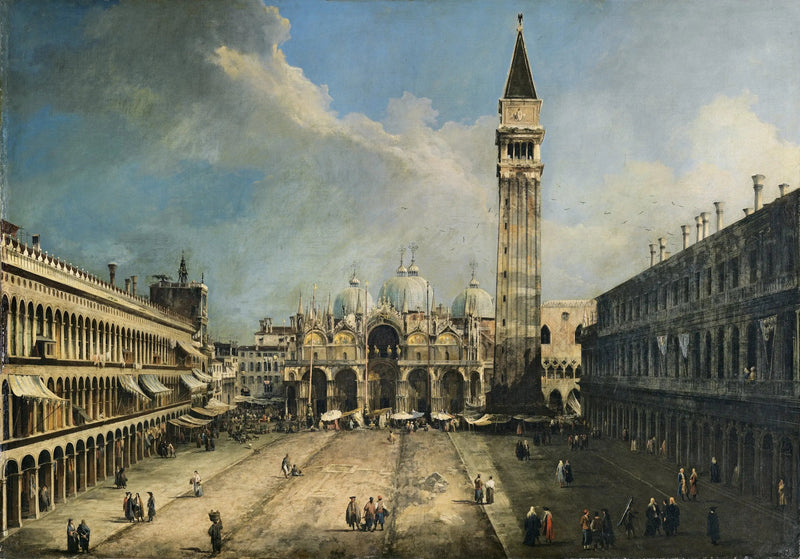 Venetsian Saint-Marcin aukio - Canaletto