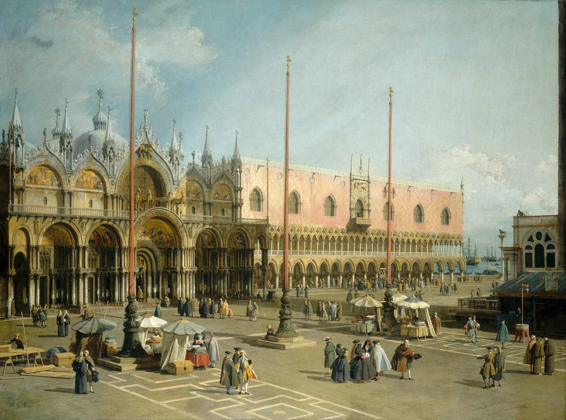 Venetsian Saint-Marcin aukio - Canaletto