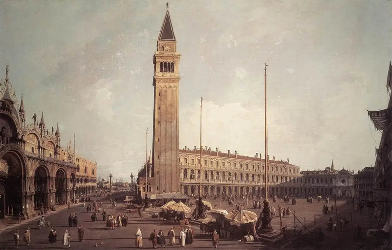 Saint-Marcin aukio koilliseen - Canaletto