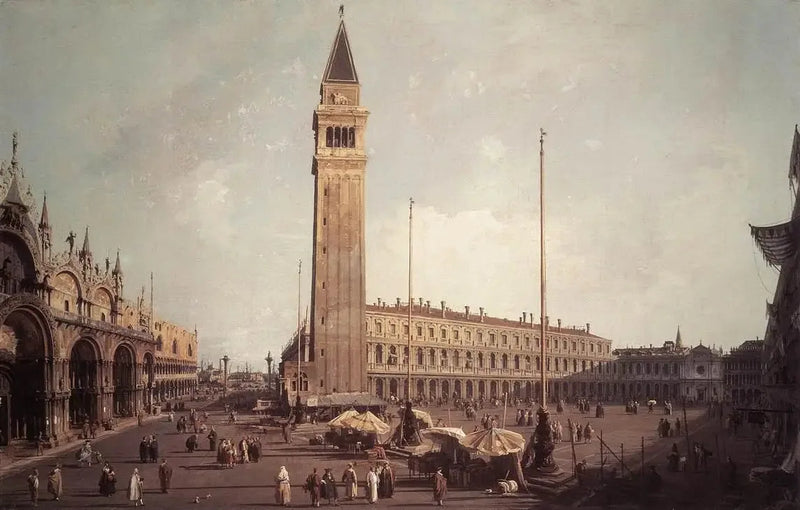 Saint-Marcin aukio koilliseen - Canaletto