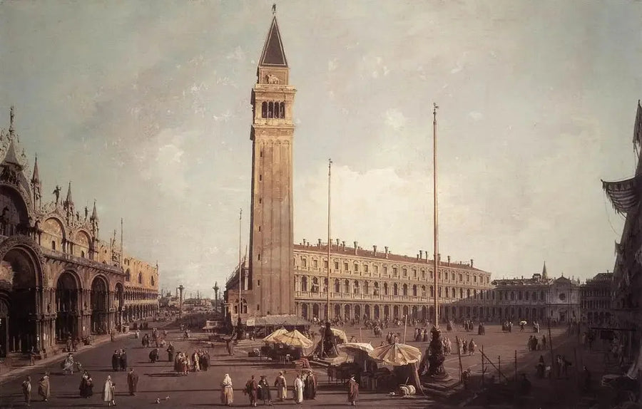 Saint-Marcin aukio koilliseen - Canaletto